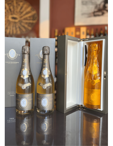 LIMITED EDITION PAKET: Roederer Cristal Vinothèque 1999+2000+2002