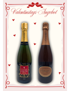 Valentinstags-Angebot: Aspasie Rosé & Vazart Coquart Rosé